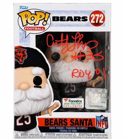 Anthony Thomas Signed Chicago Bears 'SANTA' Funko Pop Doll #272 w/ROY - (SS COA)