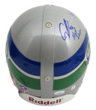 Seahawks HOF'ers Multi-Autographed Full Size Proline Authentic Helmet JSA