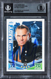 Matt Hardy Signed 2010 Topps WWE Slam Attax Mayhem #57 Card BAS Slabbed