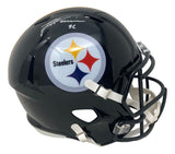 James Harrison Signed Pittsburgh Steelers Full Size Speed Replica Helmet BAS ITP
