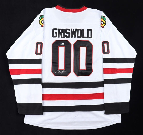 Score! Men's Chicago Blackhawks Clark Griswold Christmas Vacation White Hockey Jersey (Adidas)