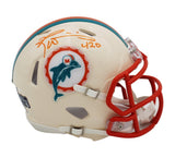 R. Williams Signed Miami Dolphins Speed Retro Mini NFL Helmet with "420" Insc.