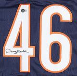 Doug Plank Signed Chicago Bears Jersey (Beckett) 1975 12th Rnd Pck Ohio State DB