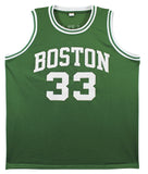 Larry Bird Authentic Signed Green Pro Style Jersey Autographed BAS Witnessed 1