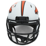 Terrell Davis Autographed "HOF 17" Broncos Speed Mini Lunar Helmet Radtke