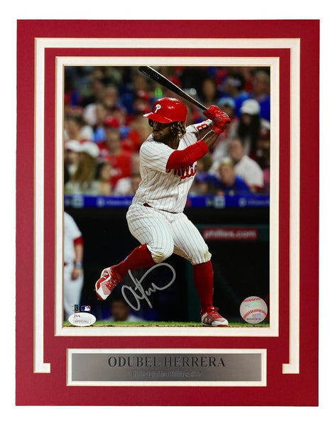 Odubel Herrera Signed Matted 8x10 Philadelphia Phillies Photo JSA ITP