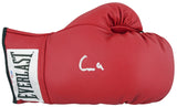 Muhammad Ali "Cassius Clay" Signed Red Everlast Boxing Glove PSA Itp #4A40973