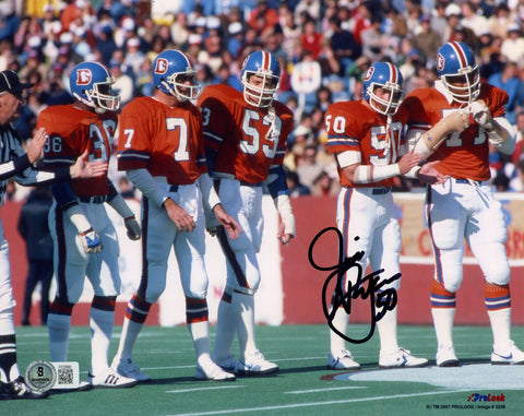 Jim Ryan Autographed/Signed Denver Broncos 8x10 Photo Beckett 57708
