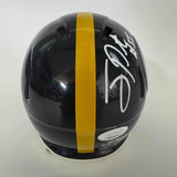 Autographed/Signed Joey Porter Sr Pittsburgh Steelers Mini Helmet JSA COA