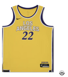 Cameron Brink Autographed&Ins. 2024 LA Sparks Gold Rebel Edition Nike Jersey UDA