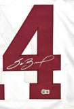 Sam Bradford Autographed White College Style Jersey - Beckett W Hologram