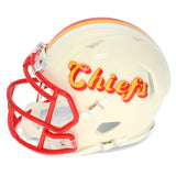 Wil Shields Autographed "HOF '15" Chiefs RETRO Speed Mini Helmet Beckett
