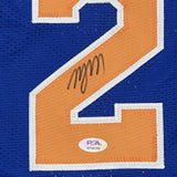 Miles Mcbride Signed Jersey PSA New York Knicks Autographed