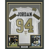 FRAMED Autographed/Signed CAMERON CAM JORDAN 33x42 New Orleans CR Jersey JSA COA