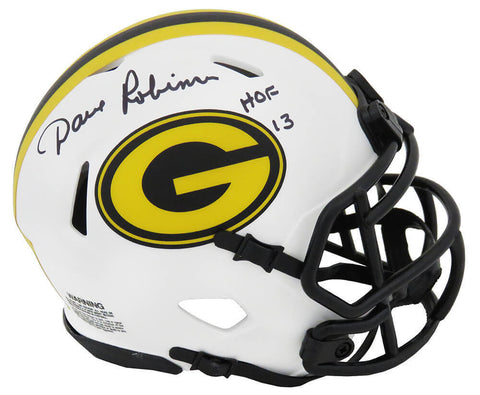 Dave Robinson Signed Packers Lunar Riddell Speed Mini Helmet w/HOF - (SS COA)