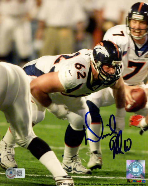 Dan Neil Autographed/Signed Denver Broncos 8x10 Photo Beckett 51069