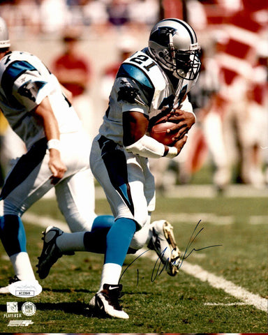 Tim Biakabutuka Autographed 8x10 Photo Carolina Panthers JSA