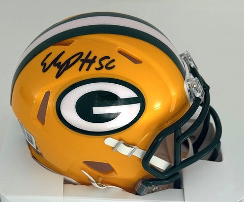 Packers Linebacker EDGERRIN COOPER Signed Riddell Speed Mini Helmet AUTO - BAS