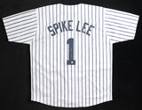 Spike Lee Signed New York Yankees Home Pinstriped Jersey (Beckett) #1 Yankee Fan