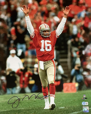 Joe Montana Autographed San Francisco 49ers 16x20 Photo Beckett 46438