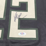 Khris Middleton Signed Jersey PSA Milwaukee Bucks Autographed
