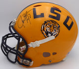 Les Miles & Josh Booty Autographed Full Size Authentic Helmet LSU Beckett