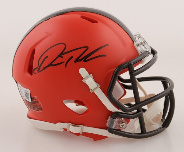 DORIAN THOMPSON-ROBINSON SIGNED CLEVELAND BROWNS SPEED MINI HELMET BECKETT