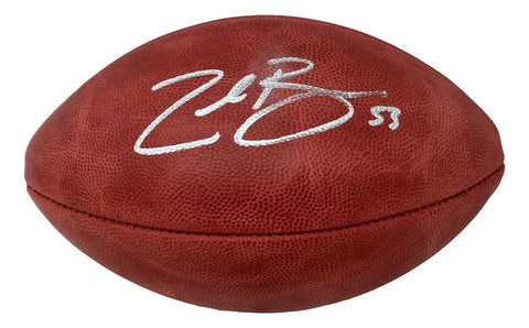 Zack Baun Philadelphia Eagles Signed Wilson NFL Super Bowl 59 Duke Football BAS