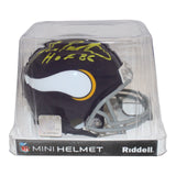 Fran Tarkenton Signed Minnesota Vikings VSR4 TB Mini Helmet Beckett 44017