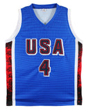 Stephen Curry Authentic Signed Team USA Blue Pro Style Jersey BAS Witnessed