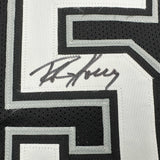 Autographed/Signed Robert Horry San Antonio Black Jersey Beckett BAS COA