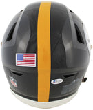 Steelers Jerome Bettis Signed Riddell Speed Flex Full Size Helmet BAS #WG30871
