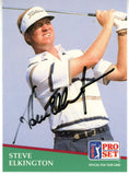 Steve Elkington Autographed 1991 Pro Set #148 Trading Card Beckett 44854