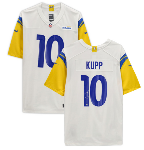 COOPER KUPP Autographed Los Angeles Rams Nike White Game Jersey FANATICS