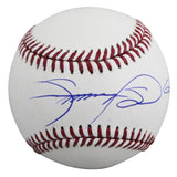 Cubs Sammy Sosa "Go Cubs" Authentic Signed Manfred OML Baseball JSA Witness