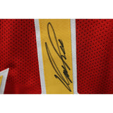 Dominique Wilkins Autographed Pro Style Red XL Jersey Beckett Witness 49735