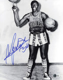 Meadowlark Lemon Autographed 11x14 Photo Harlem Globetrotters Beckett QR AE31949