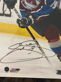 Joe Sakic Autographed 8x10 Photo -- Colorado Avalanche with Plaque | JSA COA