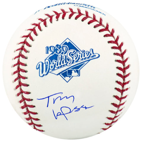 Tony LaRussa Signed Rawlings 1989 World Series (Oakland A's) Baseball - (SS COA)