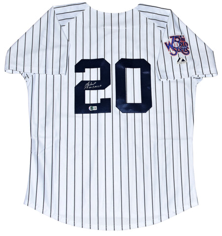 BUKCY DENT SIGNED NEW YORK YANKEES 1978 WORLD SERIES #20 MAJESTIC JERSEY BECKETT