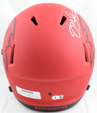 Mike Alstott Signed Buccaneers F/S Rave Speed Helmet SB Champs A Train Beckett W