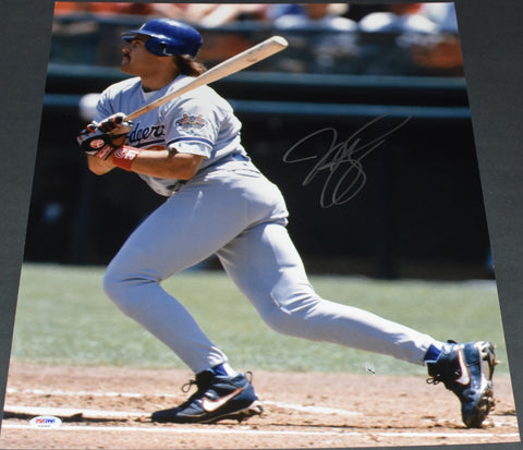 MIKE PIAZZA AUTOGRAPHED LOS ANGELES DODGERS 16x20 PHOTO PSA/DNA