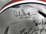 GRIFFIN, GEORGE & SMITH AUTOGRAPHED OHIO STATE FULL SIZE AUTH HELMET BECKETT