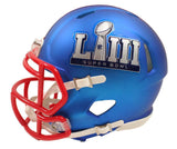 TOM BRADY Autographed New England Patriots Super Bowl 53 Mini Helmet FANATICS