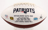 Martellus Bennett Signed Patriots Logo Football (JSA COA) All Pro Tight End
