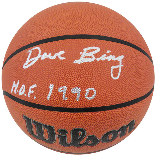 Dave Bing Signed Wilson Indoor/Outdoor NBA Basketball w/HOF 1990 -(SCHWARTZ COA)