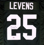 GREEN BAY PACKERS DORSEY LEVENS AUTOGRAPHED GREEN JERSEY BECKETT BAS QR 193981