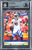 Broncos Joe Flacco Authentic Signed 2019 Prestige #172 Card BAS Slabbed