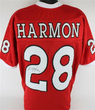 Duron Harmon Signed Rutgers Scarlet Knights Jersey (JSA COA) Patriots Safety