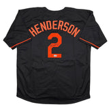 Autographed/Signed Gunnar Henderson Baltimore Black Jersey Beckett BAS COA
